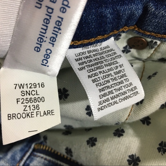 NWT Lucky Brand Brooke Mid-Rise Flare SZ 12/31 - Picture 6 of 14
